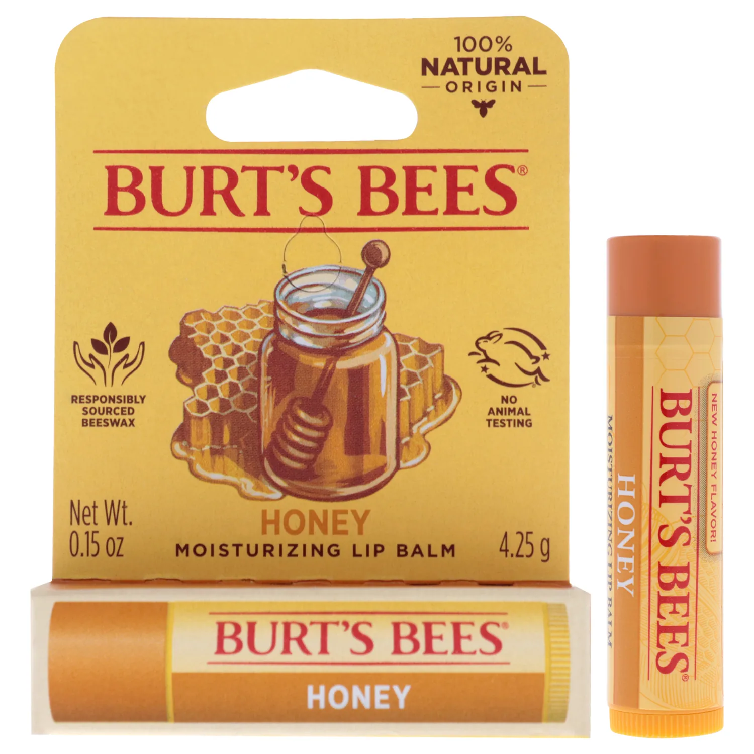 Burt's Bees Honey Lip Balm 4ml / 0.15 oz