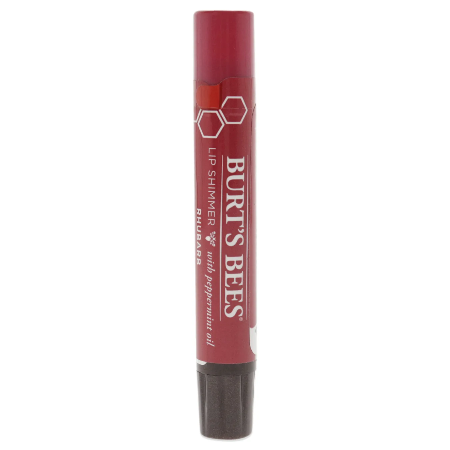 Burt's Bees Lip Shimmer Rhubarb, 0.09 Oz