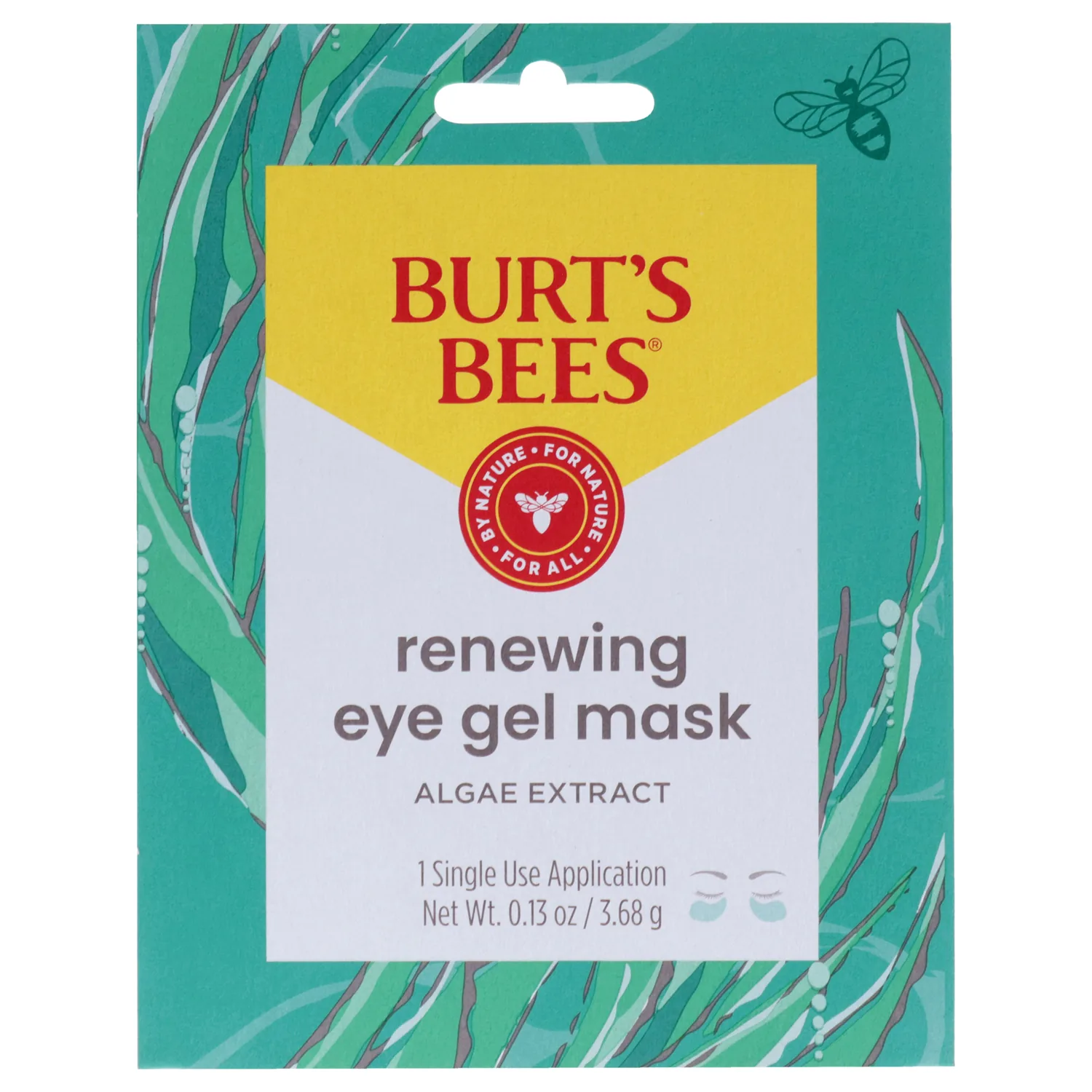Burt's Bees Renewing Natural Hydrogel Eye Mask