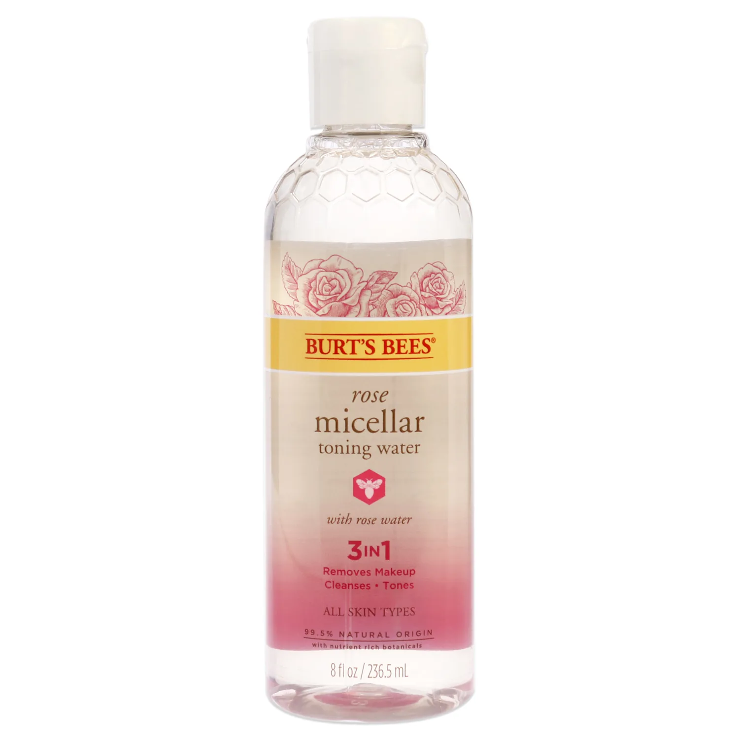 Burt's Bees Rose Micellar Toning Water Toner 237ml / 8 oz