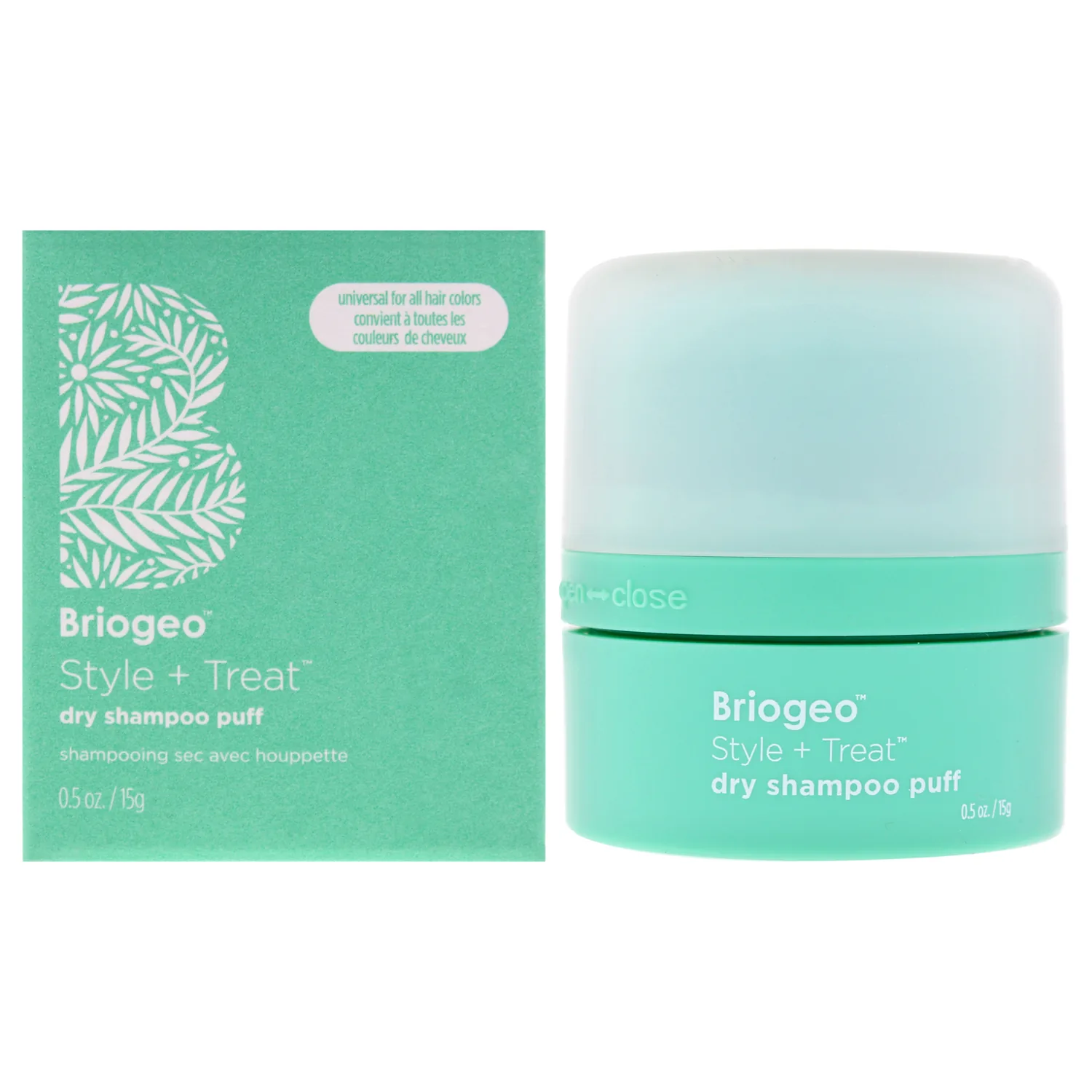 Briogeo Style & Treat Dry Shampoo Puff 15ml / 0.5 oz