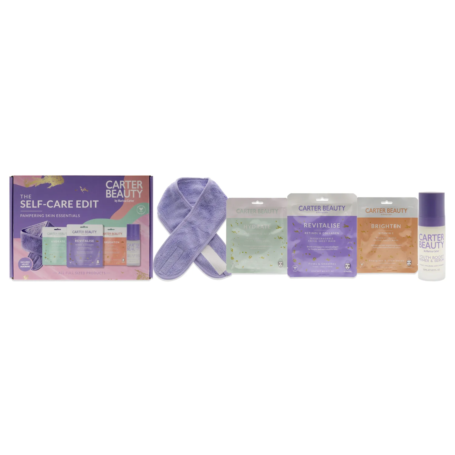 Carter Beauty The Self-Care Edit Set for Women 5 Pc