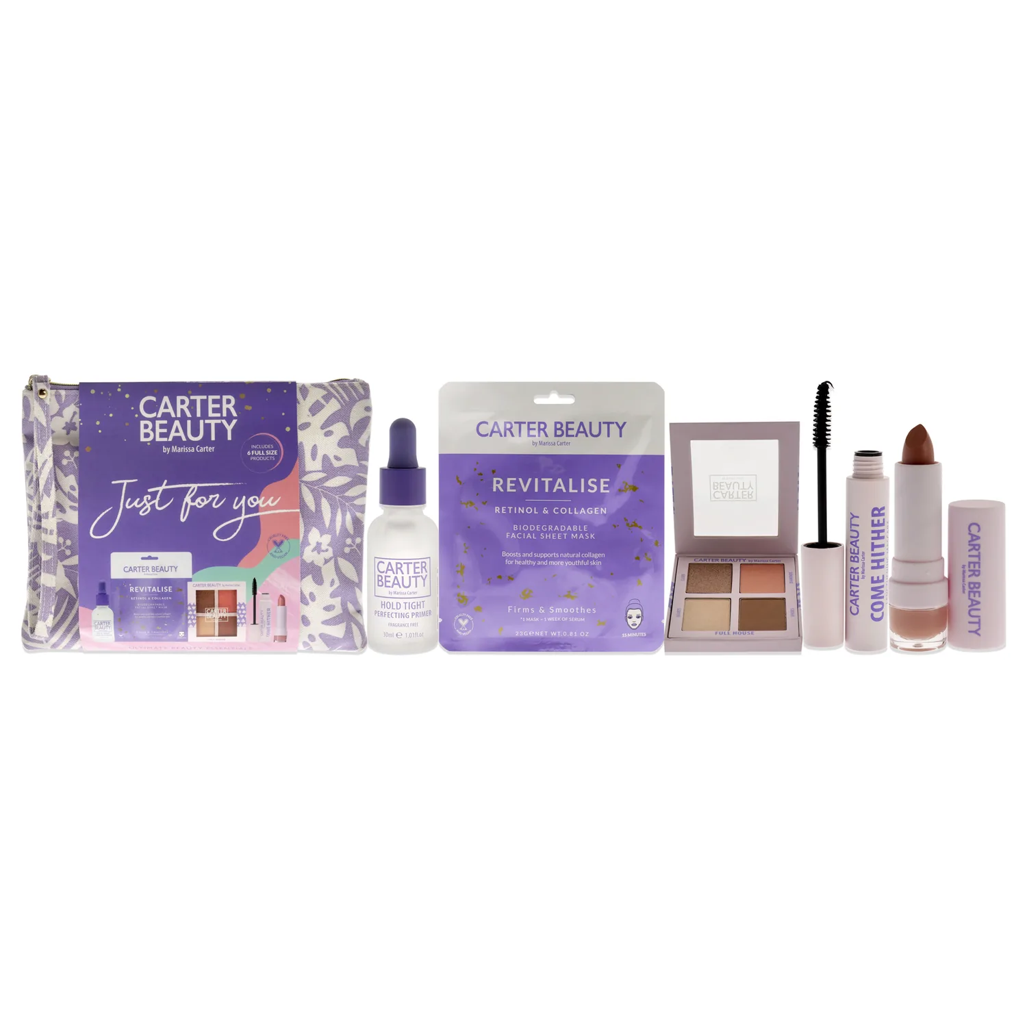 Carter Beauty Just For You Set for Women 6 Pc