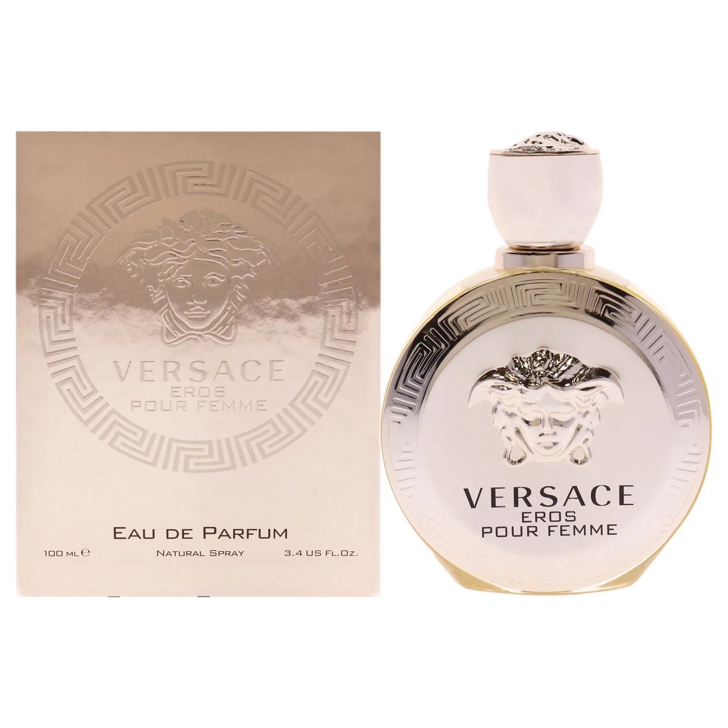 Versace Eros Pour Femme Eau de Parfum Spray, 3.4 Ounce