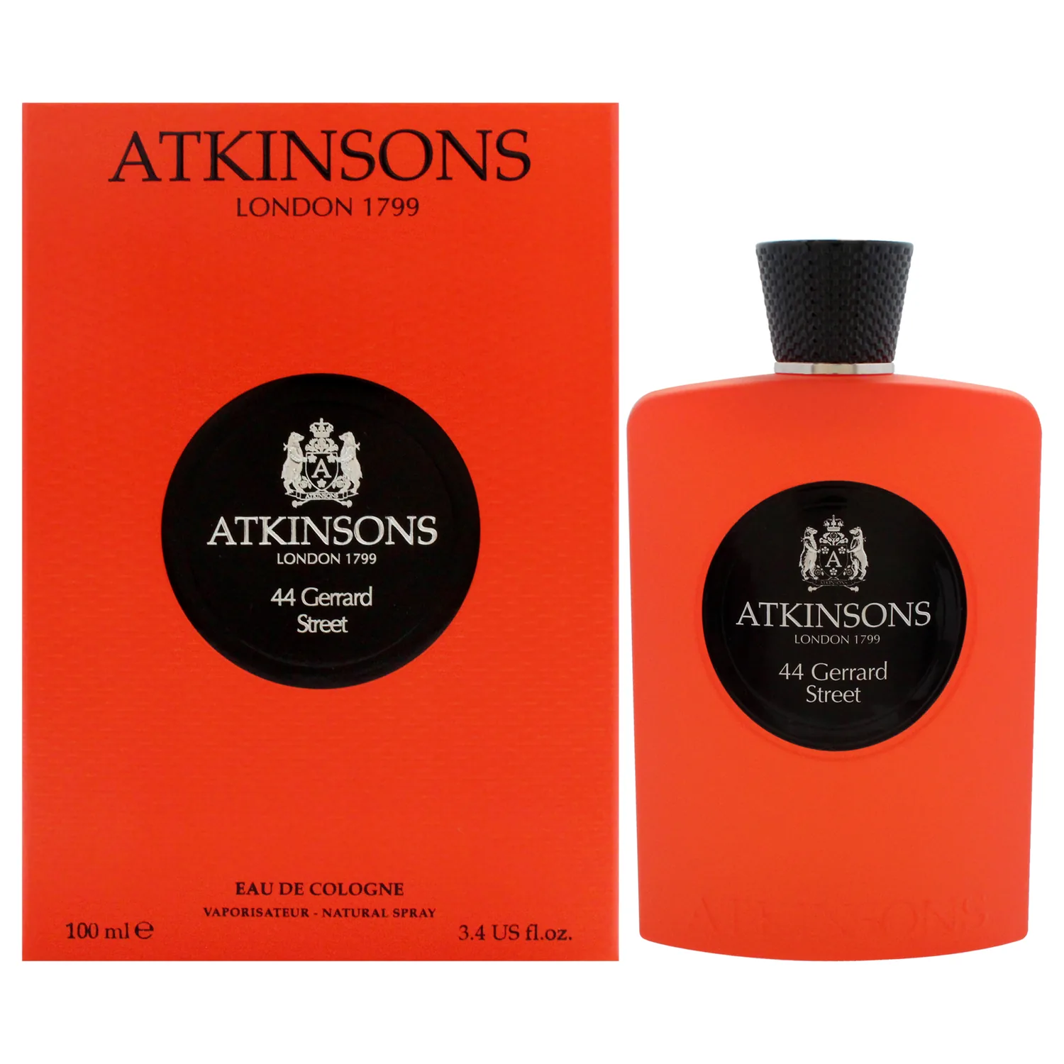 Atkinsons 44 Gerrard Street Eau de Cologne 100ml / 3.4 oz for Men
