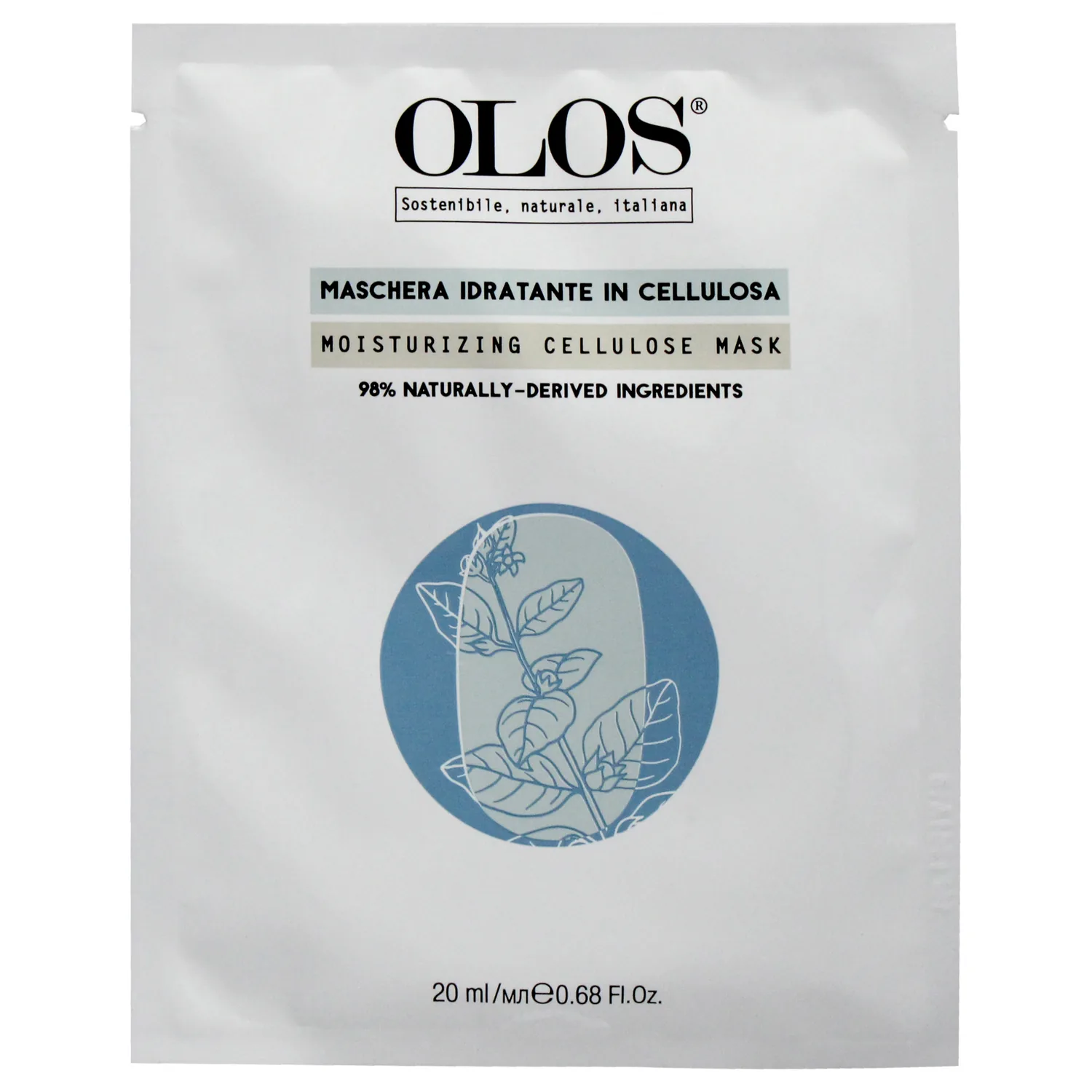 Olos Moisturizing Cellulose Mask 20ml / 0.68 oz
