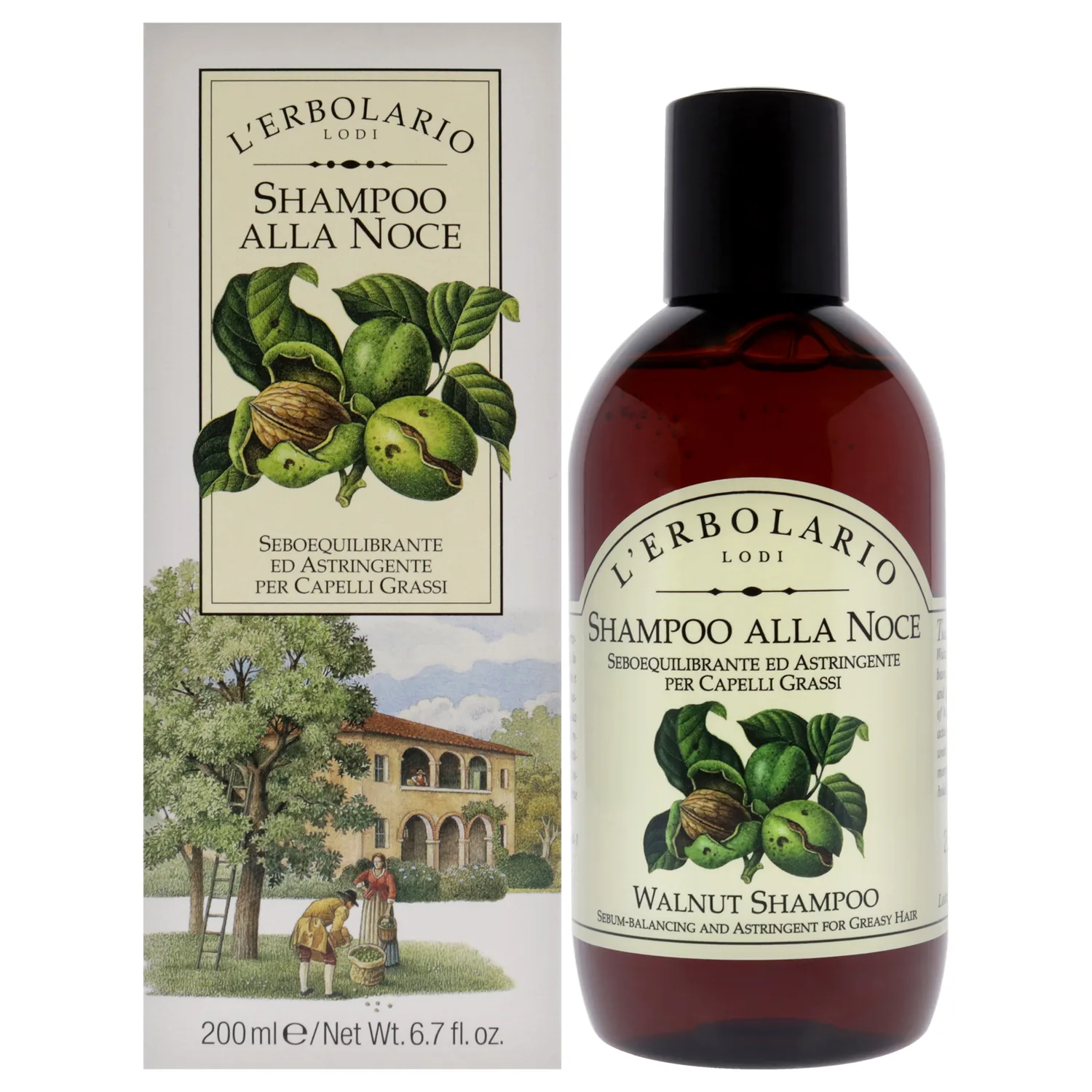 L'Erbolario Walnut Shampoo 198ml / 6.7 oz