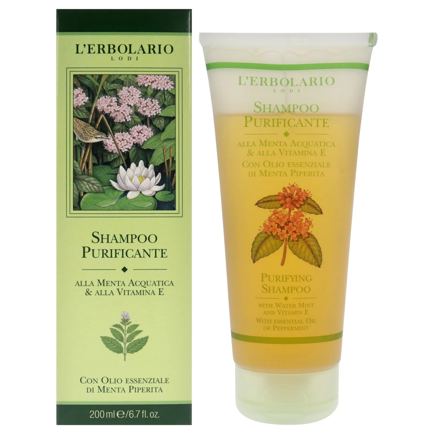 L'Erbolario Purifying Shampoo 198ml / 6.7 oz