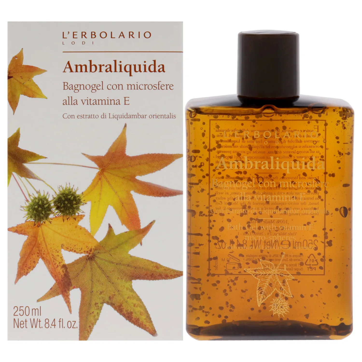 L'Erbolario Ambraliquida Body Wash 248ml / 8.4 oz