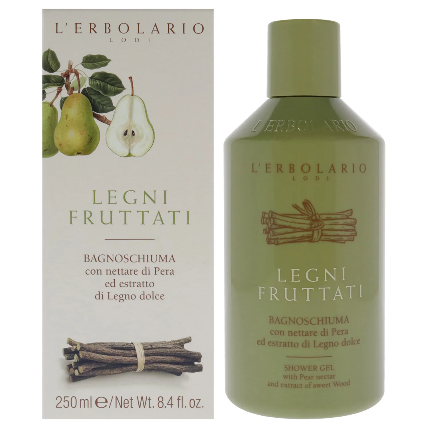 L'Erbolario Fruity Woods Shower Gel 248ml / 8.4 oz
