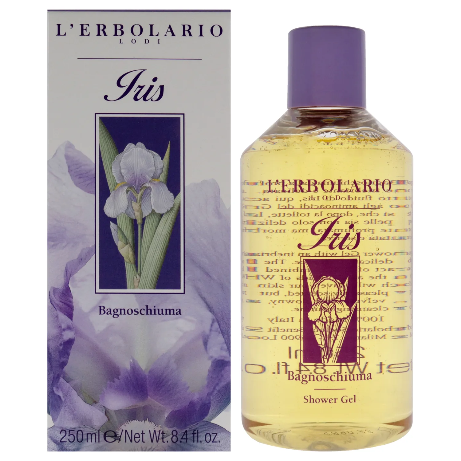 L'Erbolario Iris Body Wash 248ml / 8.4 oz