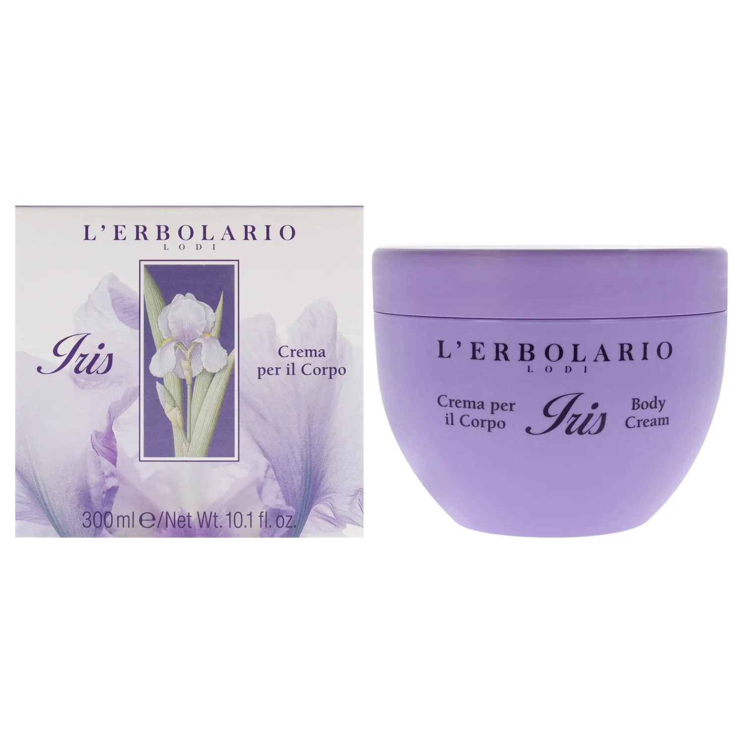 L'Erbolario Iris Body Cream 299ml / 10.1 oz