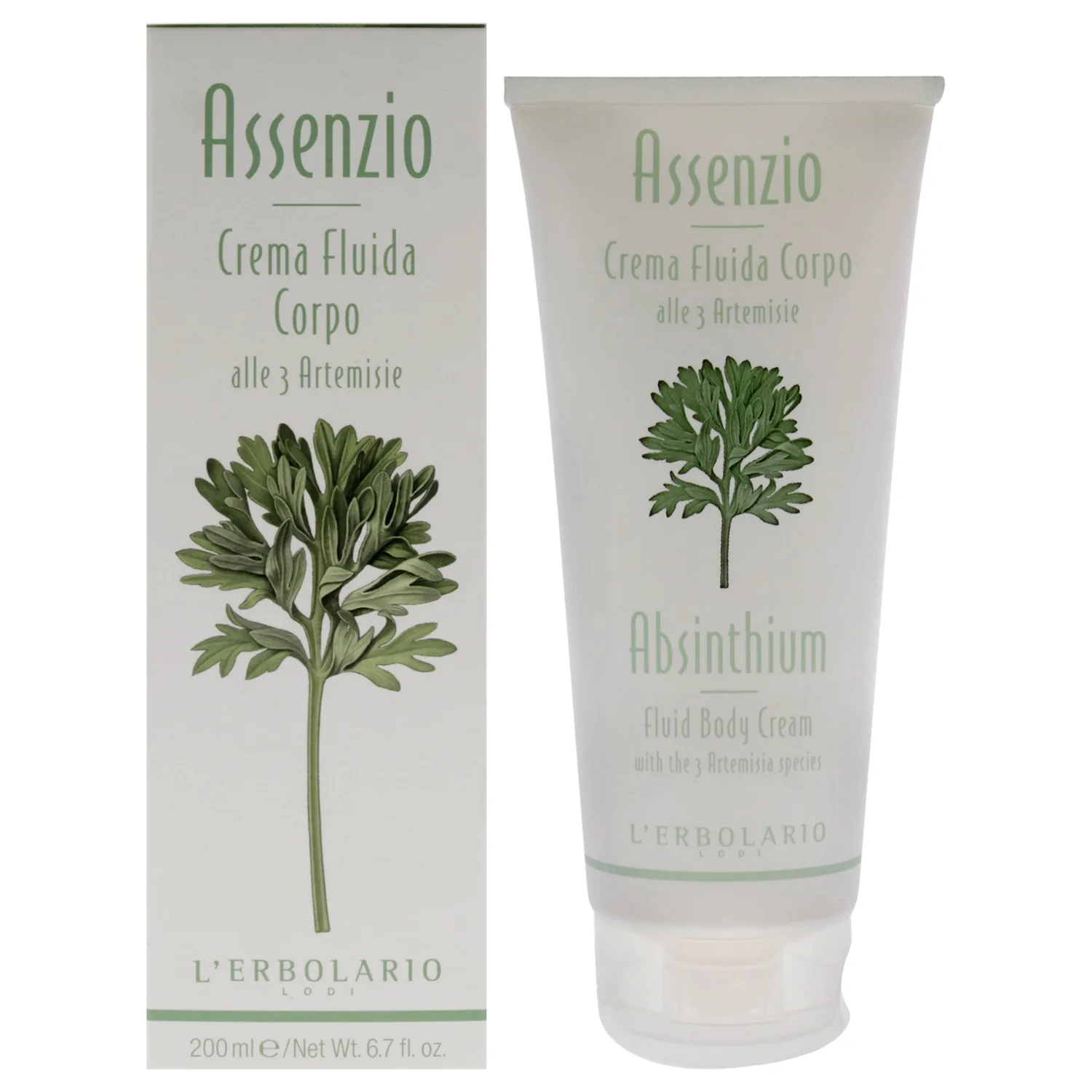 L'Erbolario Absinthium Body Cream 198ml / 6.7 oz