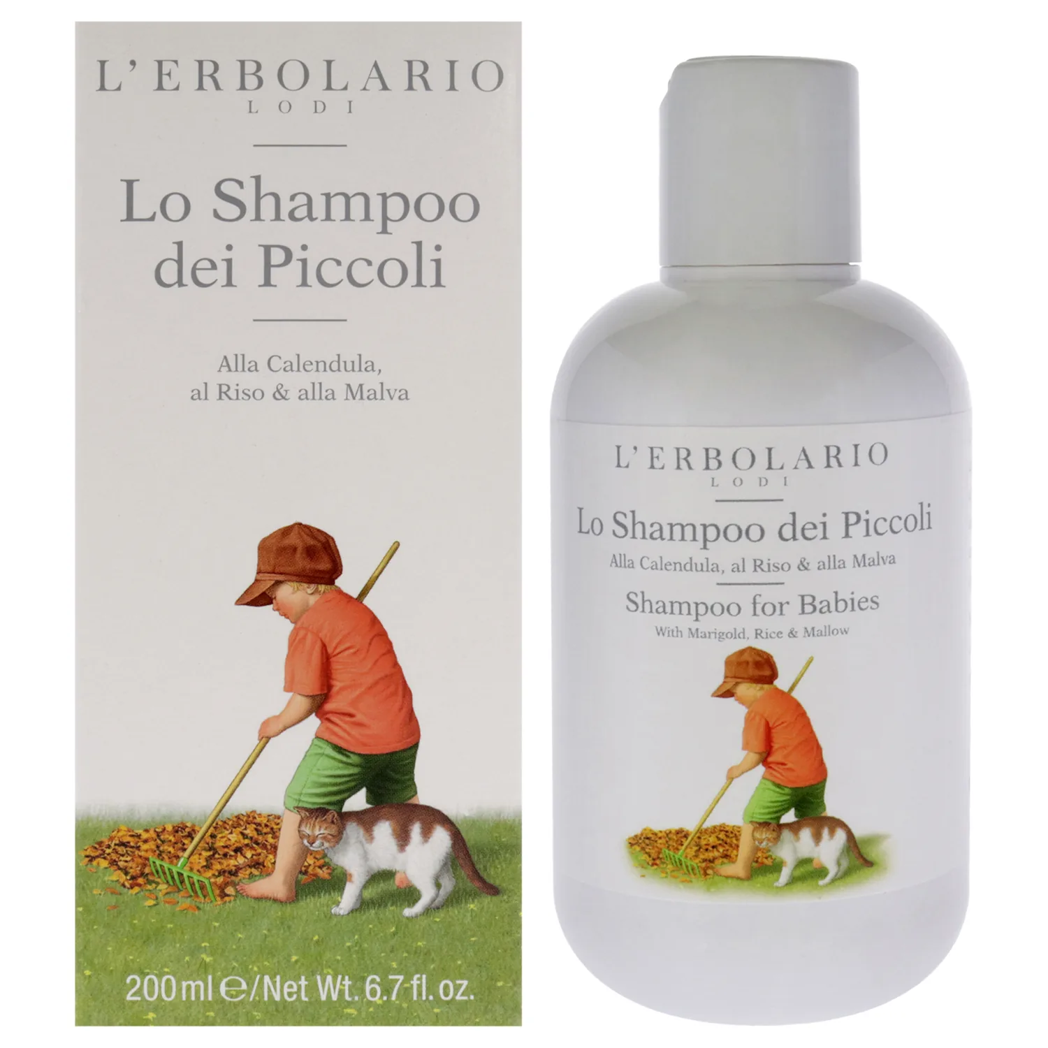 L'Erbolario Shampoo for Babies 198ml / 6.7 oz