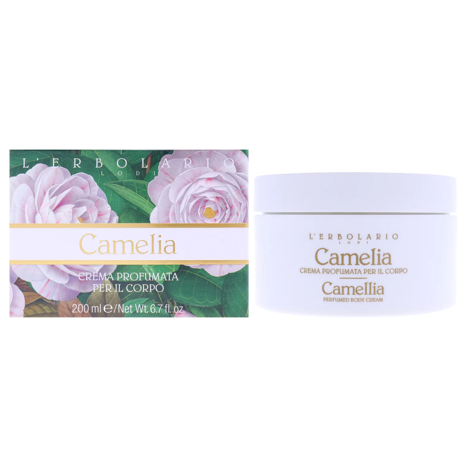 L'Erbolario Camellia Body Cream 198ml / 6.7 oz
