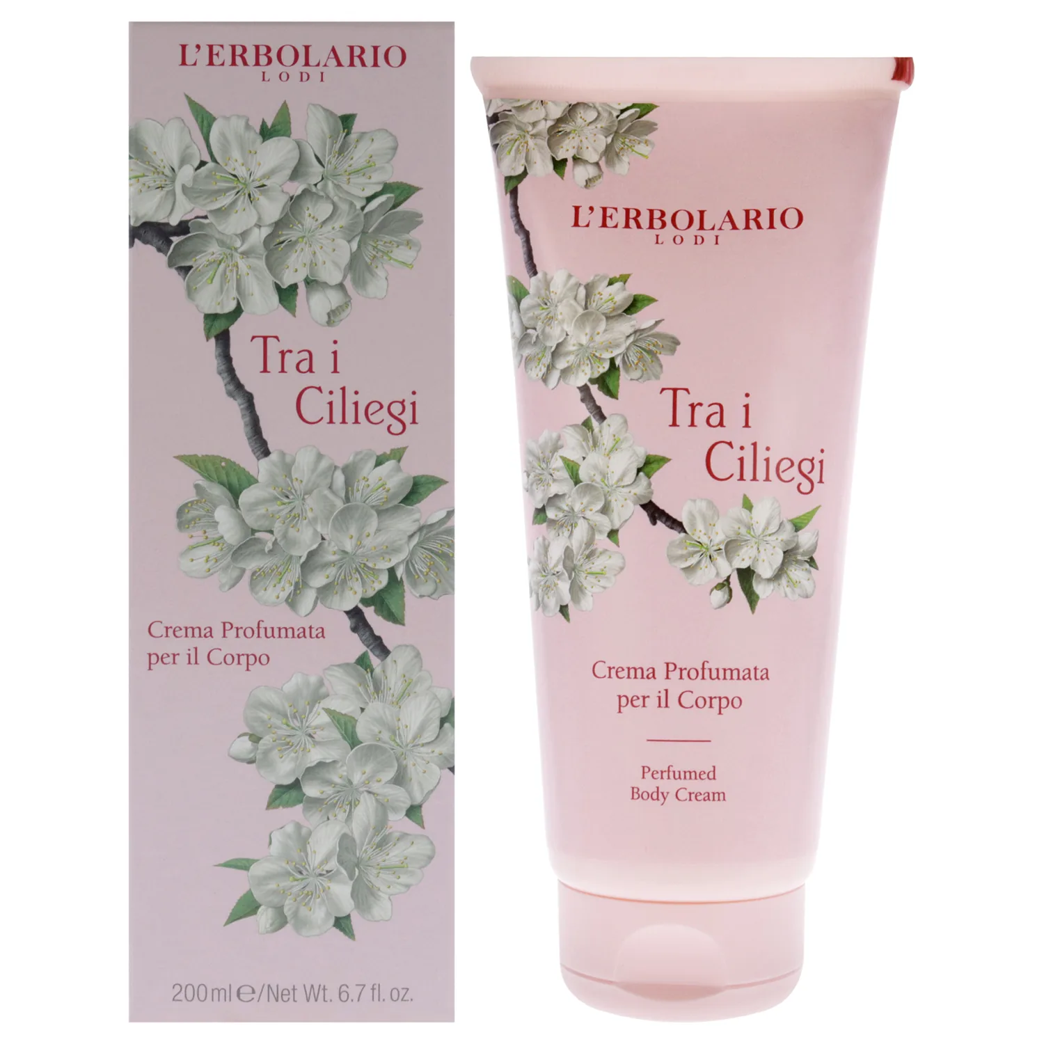 L'Erbolario Tra i Ciliegi Body Cream 198ml / 6.7 oz
