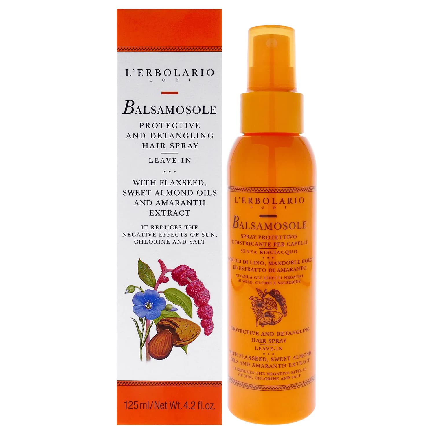 L'Erbolario BalsamoSole Hair Spray 124ml / 4.2 oz