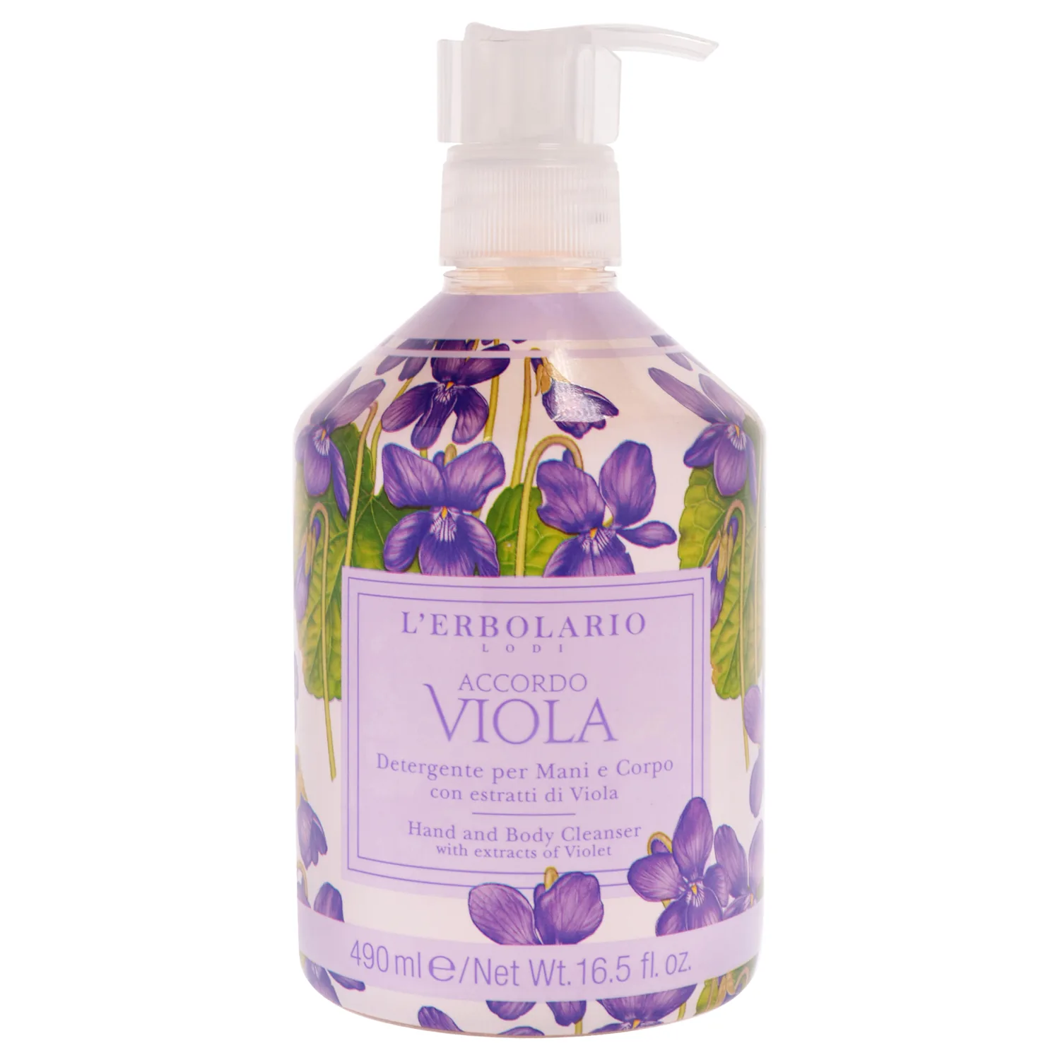 L'Erbolario Accordo Viola Body Wash 488ml / 16.5 oz