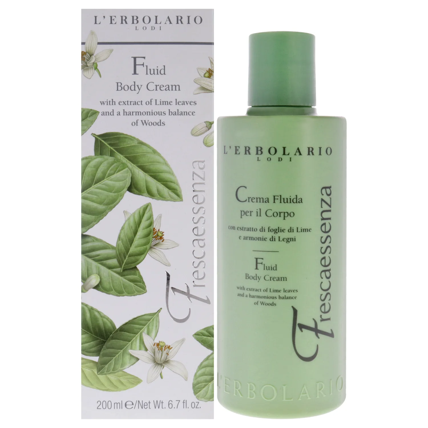 L'ERBOLARIO Frescaessenza Fluid Body Cream For Unisex 6.7 oz Body Cream