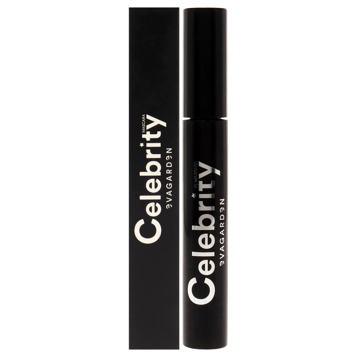 EVAGARDEN Celebrity Mascara - Gives Incredibly Curled and Voluminous Lashes - Nourishes and Revitalizes Hairs with Phyto Complex - Special Brush Effectively Coats to Define and Style - 0.3 oz