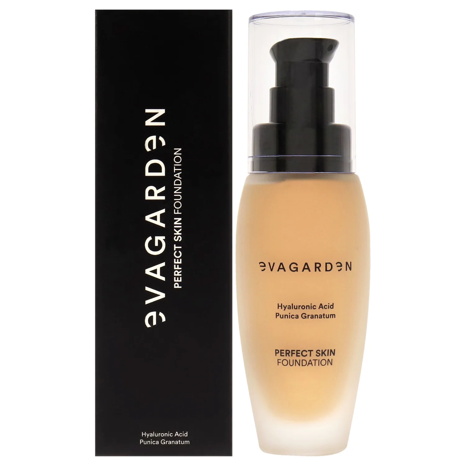 EVAGARDEN Perfect Skin Foundation - Soft Texture Ensures Excellent Coverage and Natural Finish - Visibly Reduces Signs of Aging - Smooth and Moisturizes Your Epidermis - 234 Tender Peach - 1.01 oz