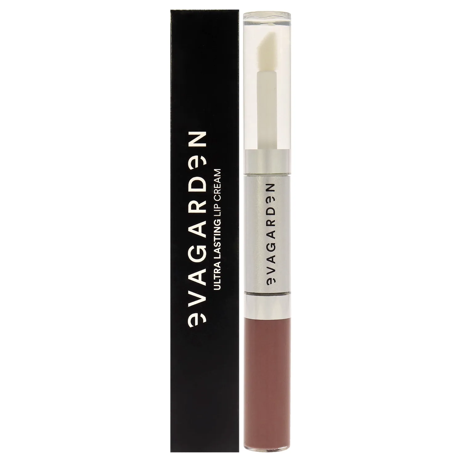 EVAGARDEN Ultra Lasting Lipstick - With Moisturizing Gloss - Long Wear, Perfect Adherence and Color Diffusion - Fast Drying and No-Transfer Effect - Non-Sticky Finish - 711 Dark Nude - 0.13 oz