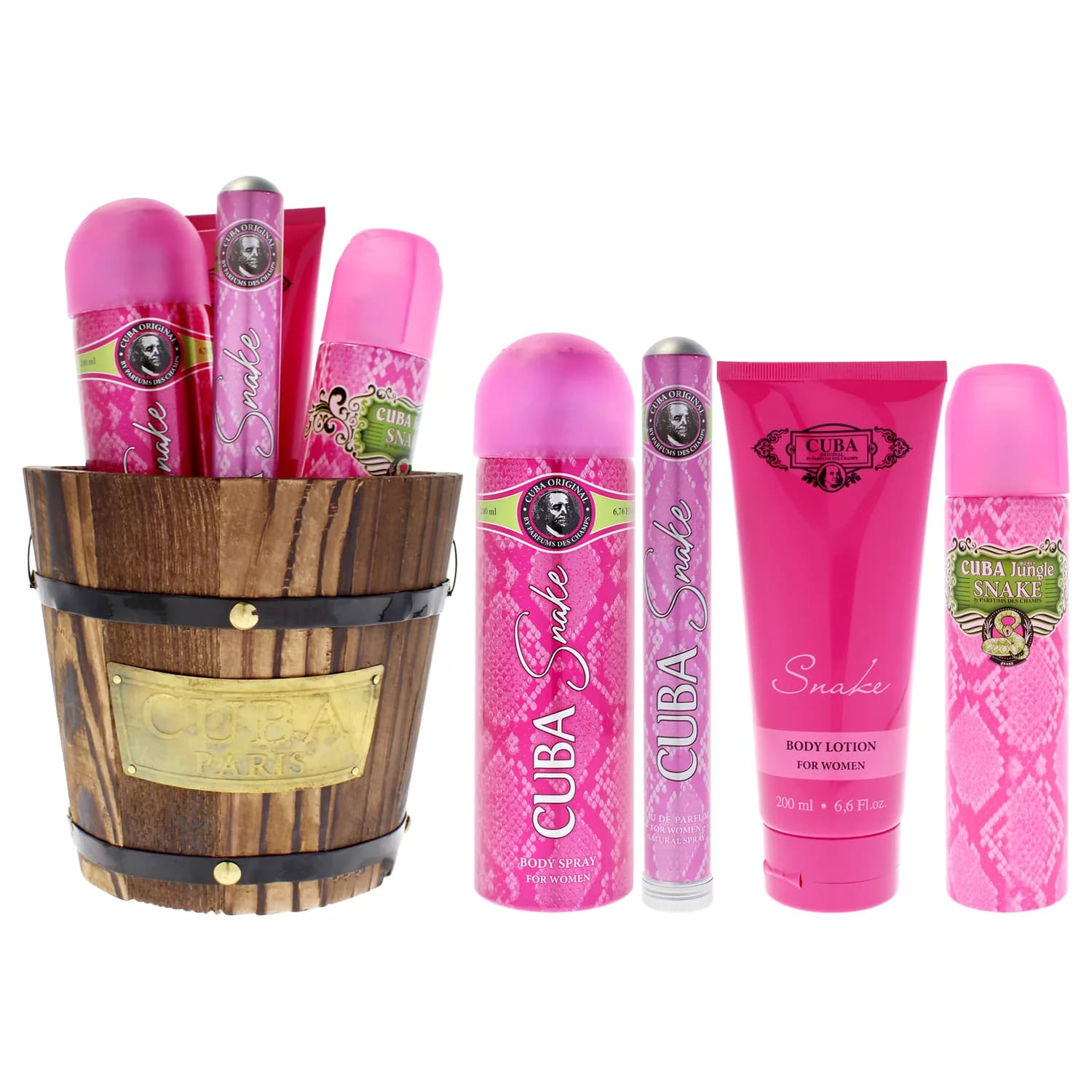 Cuba Jungle Snake Bath & Body Gift Set 100ml / 3.3 oz / 4 pc for Women