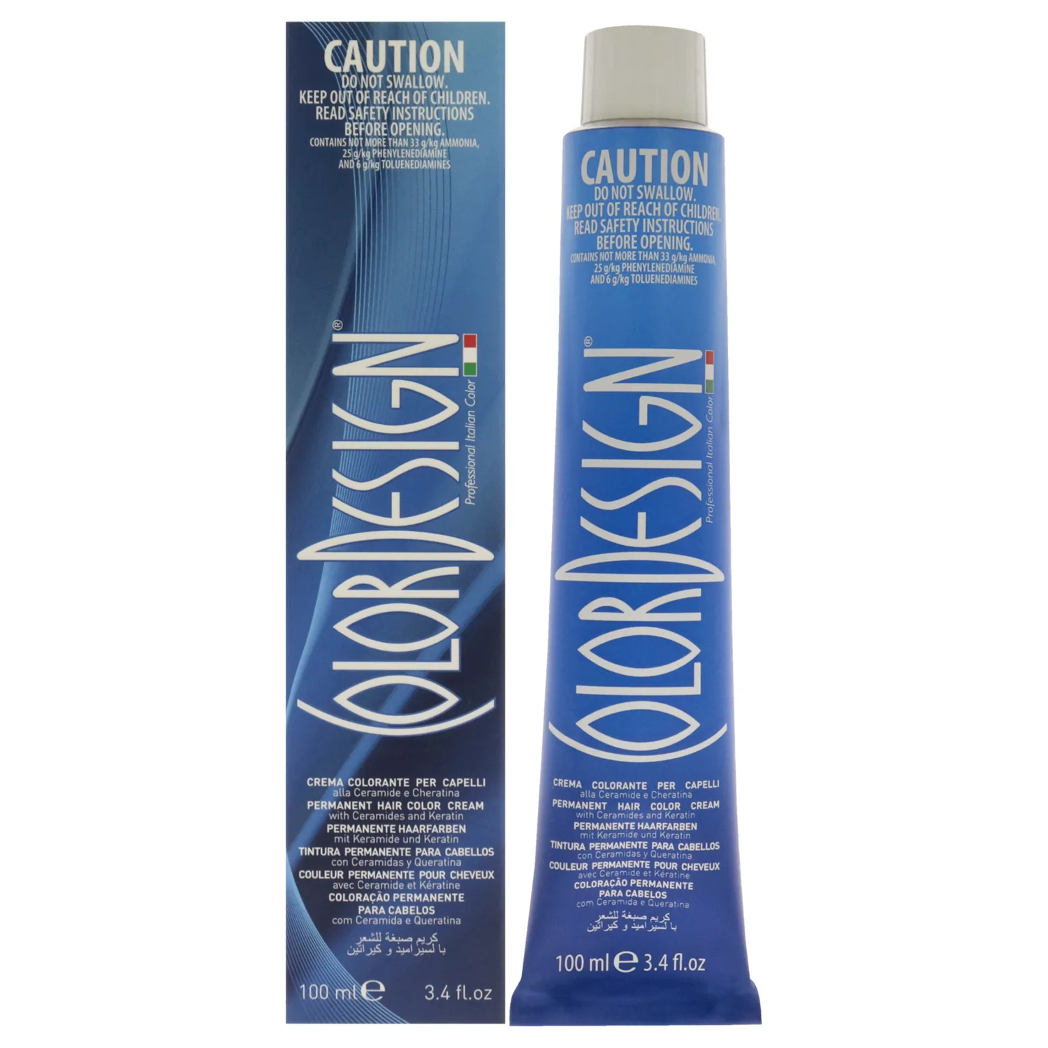 ColorDesign Permanent Hair Color - 8 Light Blonde Hair Color Unisex 3.4 oz