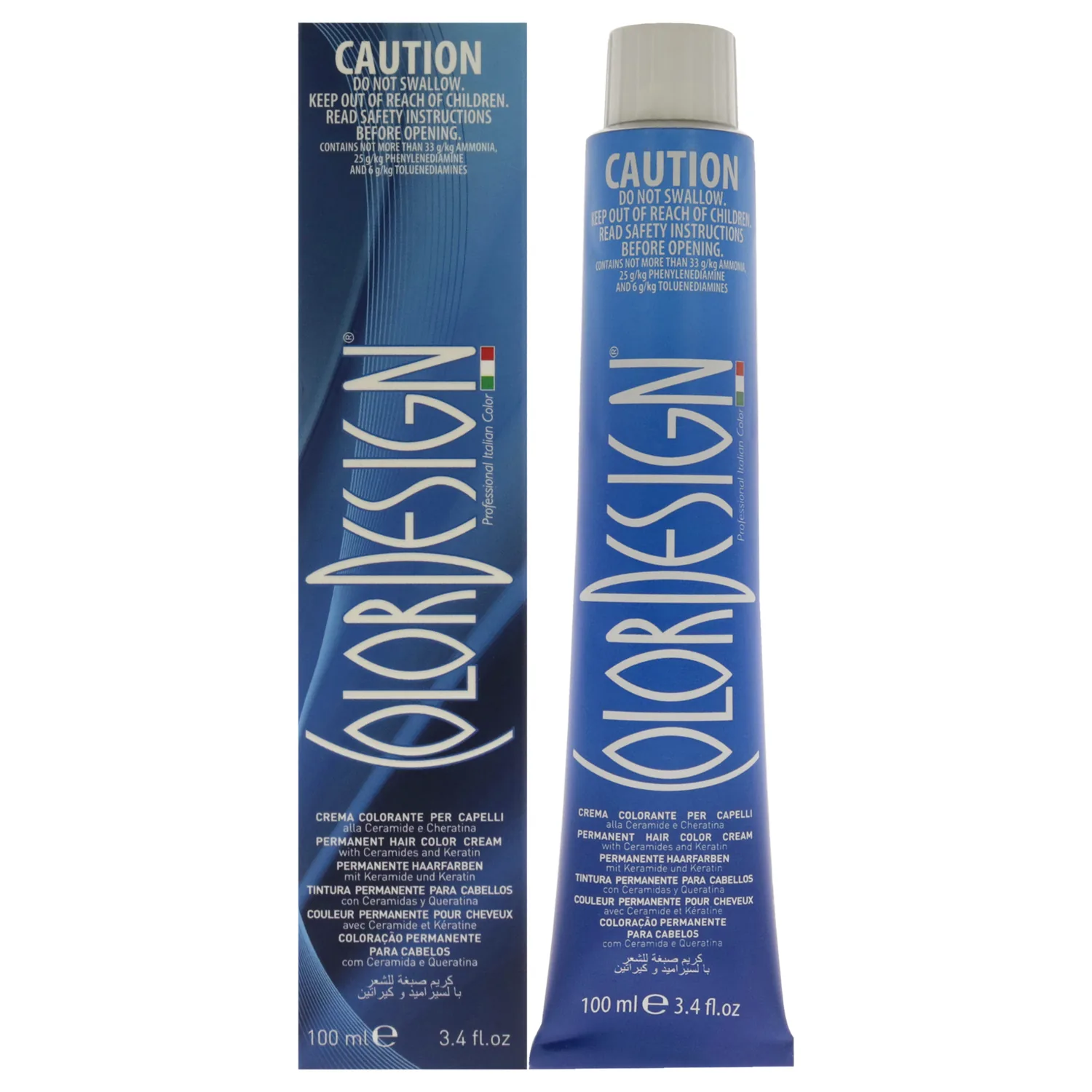 ColorDesign Permanent Hair Color - 7.003 Medium Natural Blonde Hair Color Unisex 3.4 oz