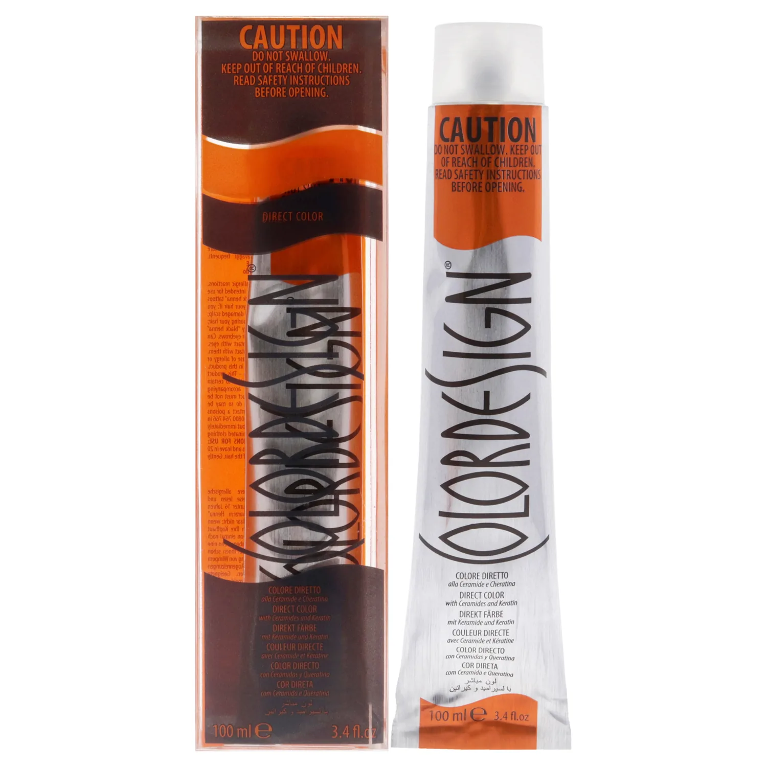 ColorDesign Ammonia Free Semi Permanent - 4.2 Violet Brown Hair Color 3.4 oz