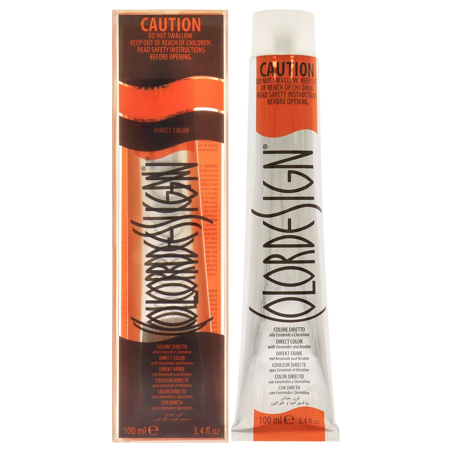 ColorDesign Ammonia Free Semi Permanent - 7.32 Beige Blonde Hair Color 3.4 oz