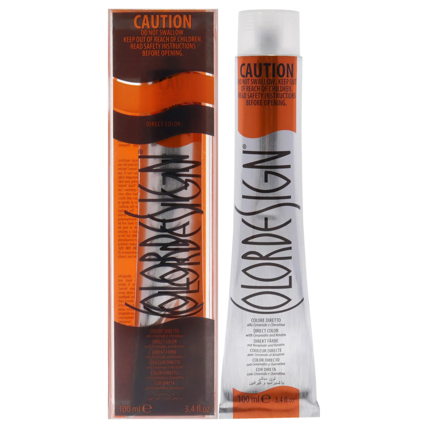 ColorDesign Ammonia Free Semi Permanent Hair Color - 6 Dark Blonde Lightener 3.4 oz