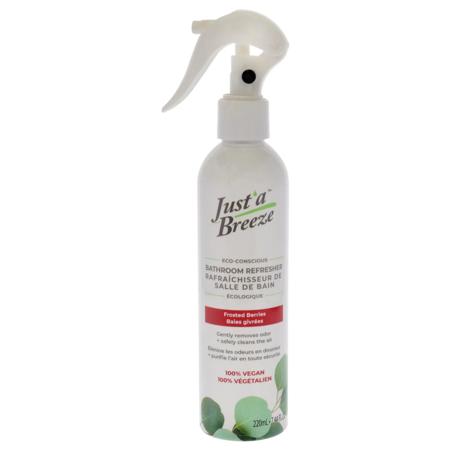 Prelam Just a Breeze Odor Eliminator - Versatile and Convenient Formula - Greatly Reduces Unwanted Smells - Effortlessly Neutralizes Odors - Safe for People and Pets - Frosted Berrie - 7.44 oz Spray