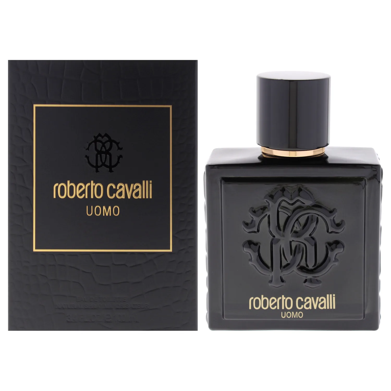 Roberto Cavalli Uomo Eau de Toilette, 3.4 Fl Oz