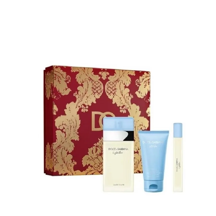 Dolce & Gabbana Light Blue Fragrance Gift Set 100ml / 3.3 oz / 3 pc for Women