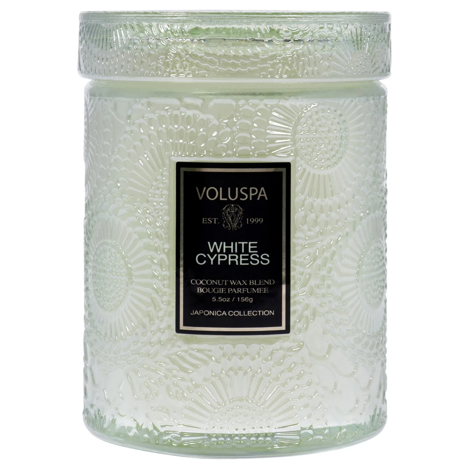Voluspa White Cypress Jar Candle 5.5 oz