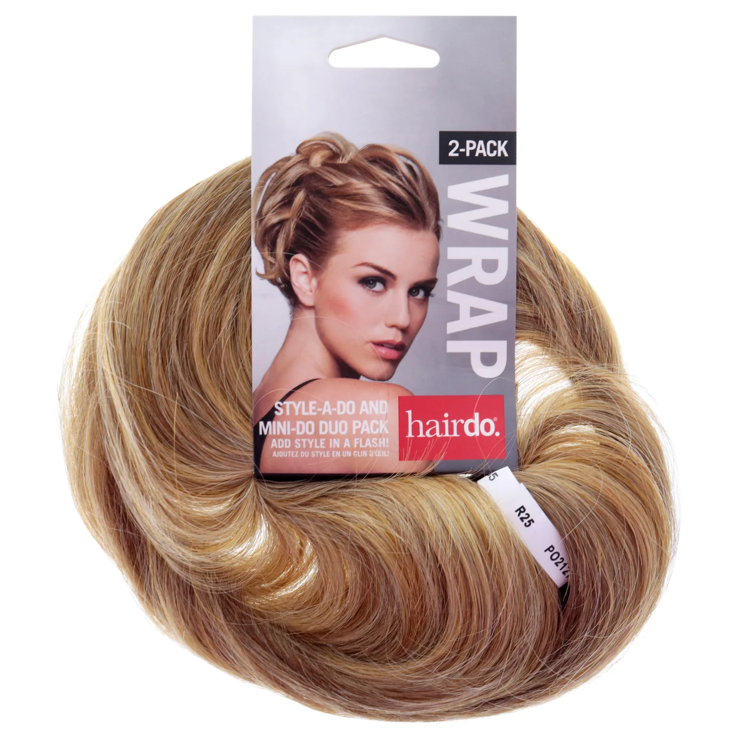 Hairdo Style-a-do and Mini-do Duo Pack - R25 Ginger Blonde Hair Wrap Pack for Women