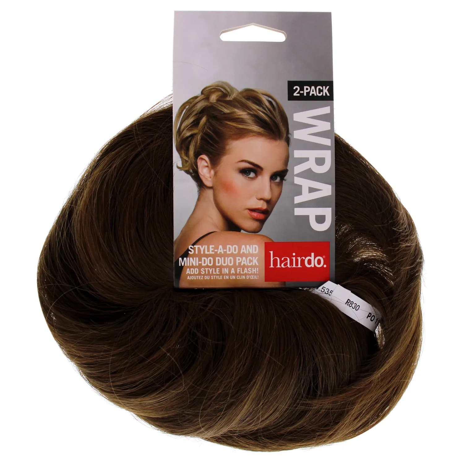 Hairdo Style-a-do and Mini-do Duo Pack - R830 Ginger Brown Hair Wrap for Women