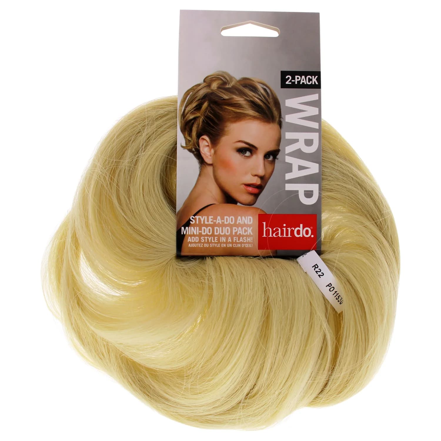 Hairdo Style-a-Do and Mini-Do Duo - R22 Swedish Blonde Hair Wrap for Women