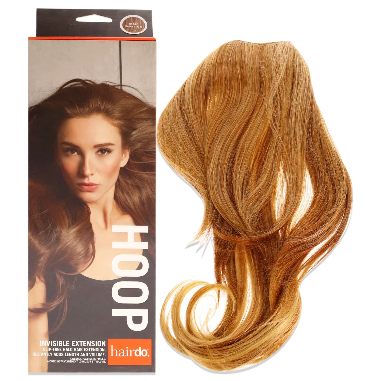 Hairdo Invisible Extension - R14 25 Honey Ginger for Women