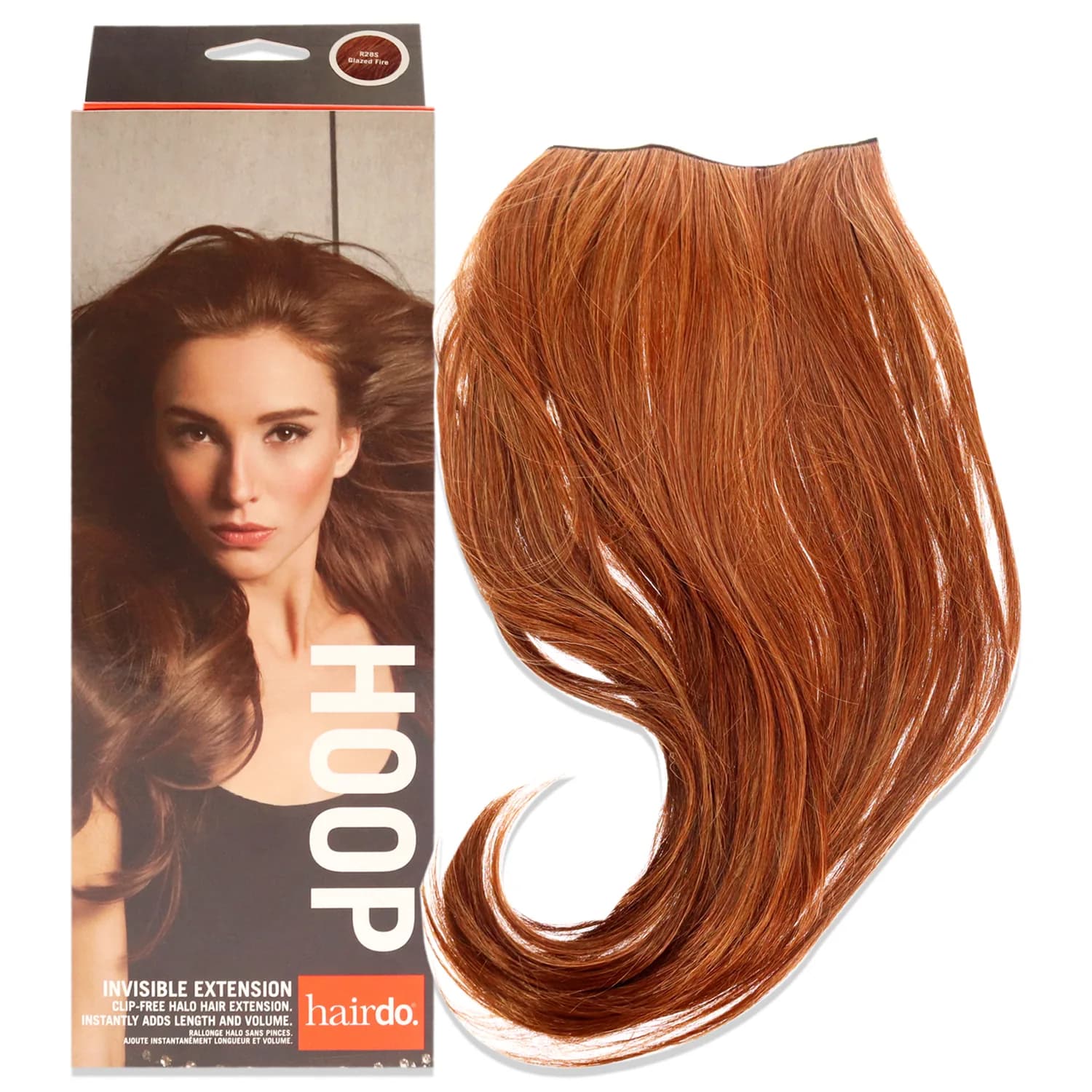 Hairdo Invisible Extension - R28S Glazed Fire for Women