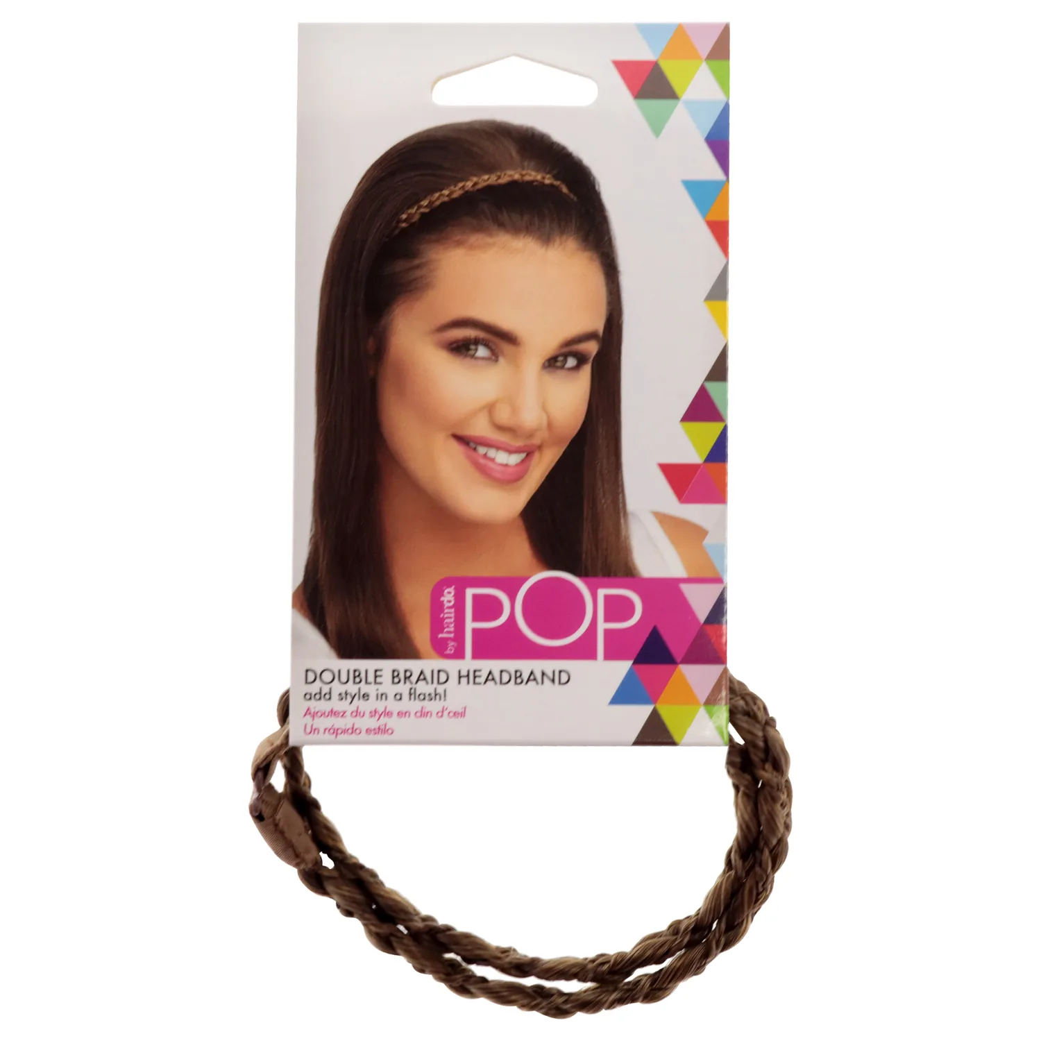 Hairdo Pop Double Braid Headband - R1416T Buttered Toast for Women