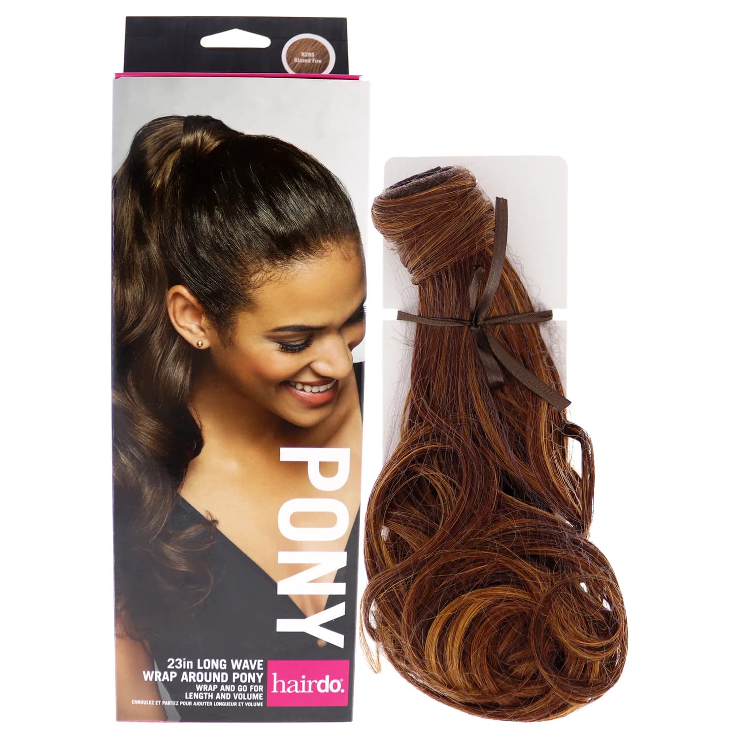Hairdo Wave Wrap Around Pony, R28s Glazed Fire