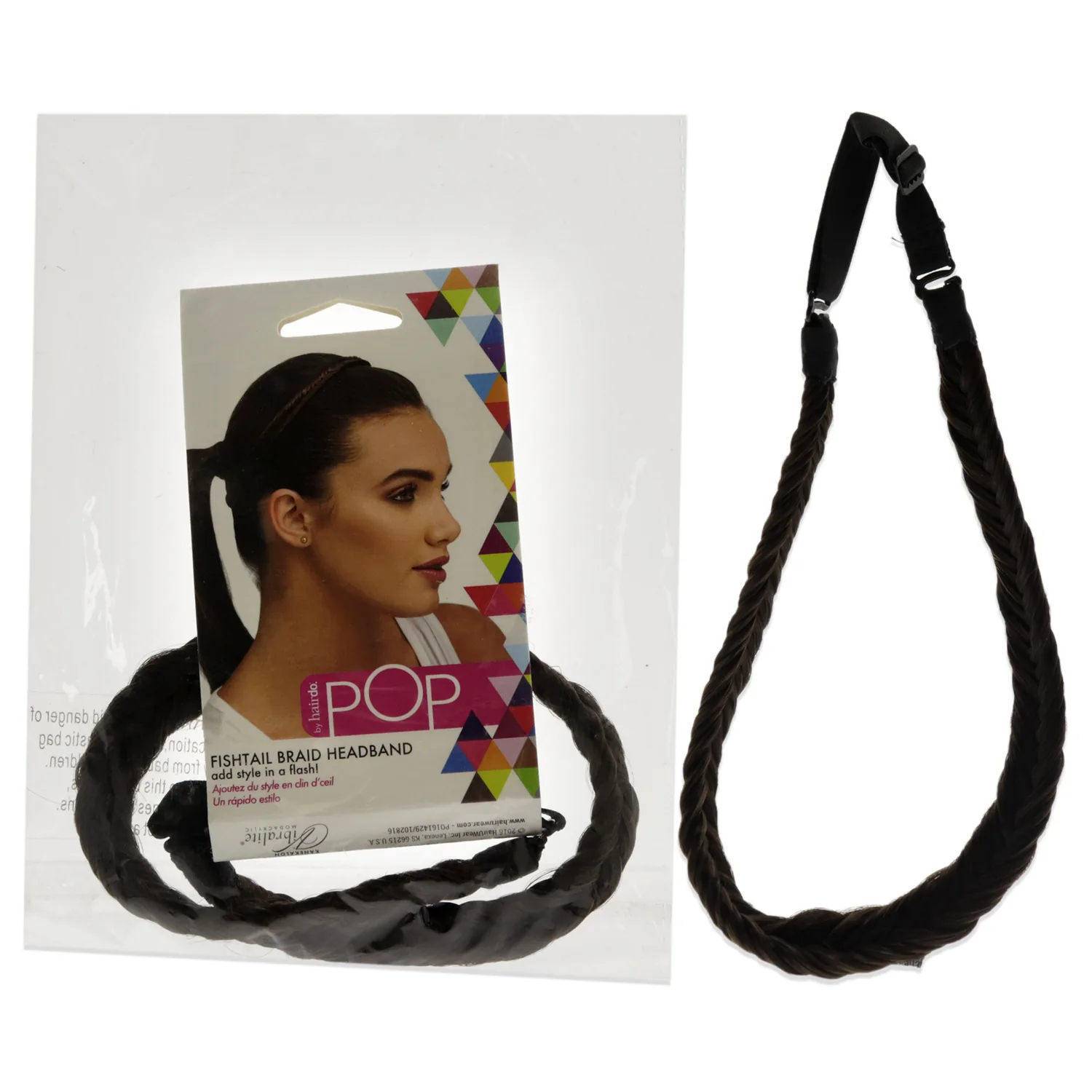 Hairdo Pop Fishtail Braid Headband - R6 Dark Chocolate for Women