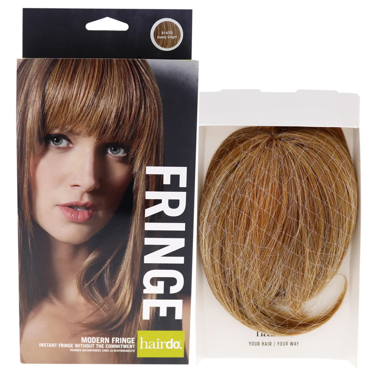 Hairdo Modern Fringe Clip In Bang R14 25 Honey Ginger