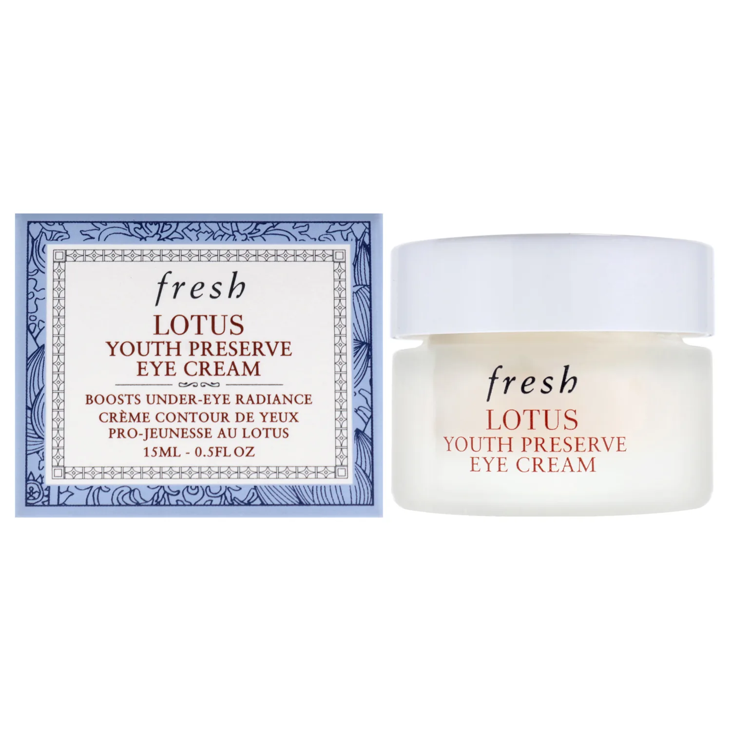 Fresh Lotus Youth Preserve Eye Cream for Women - 0.5 oz Cream