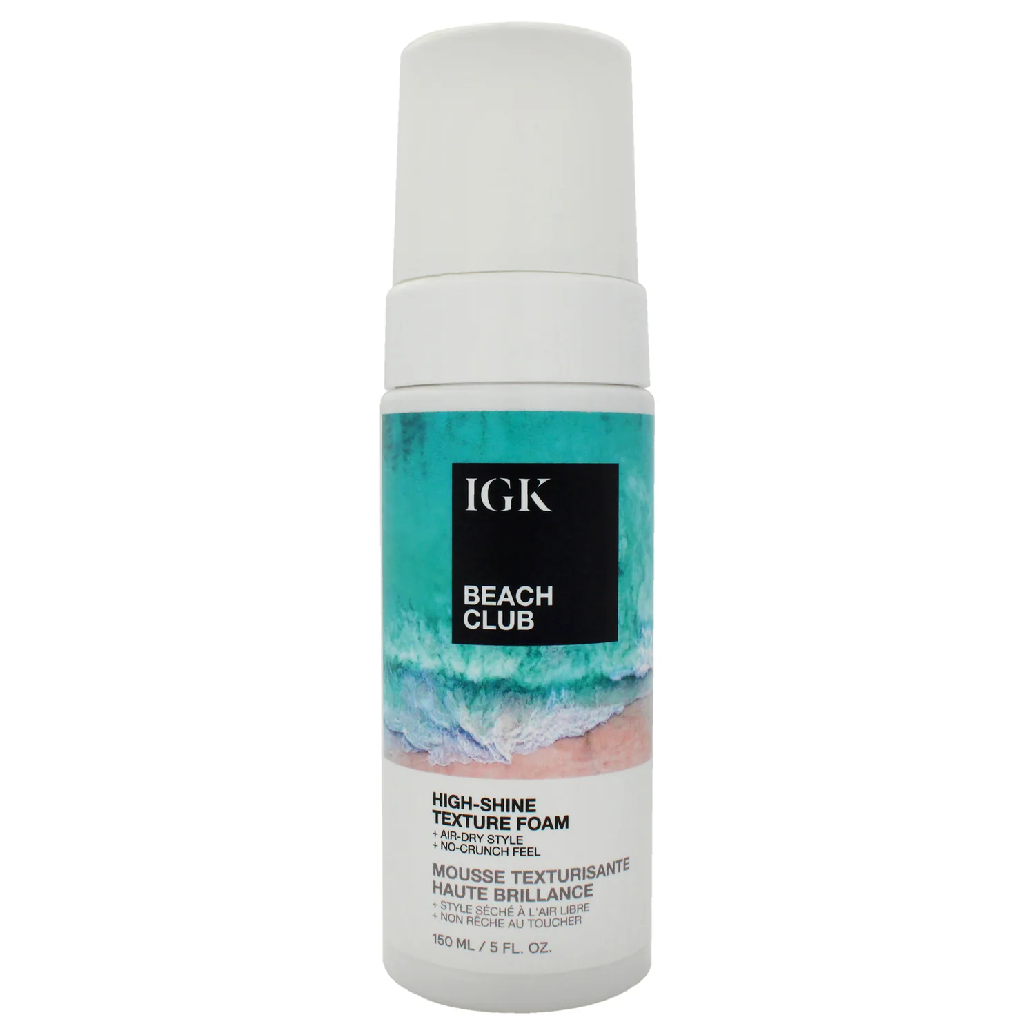 IGK Beach Club High Shine Texture Foam 148ml / 5 oz for Unisex