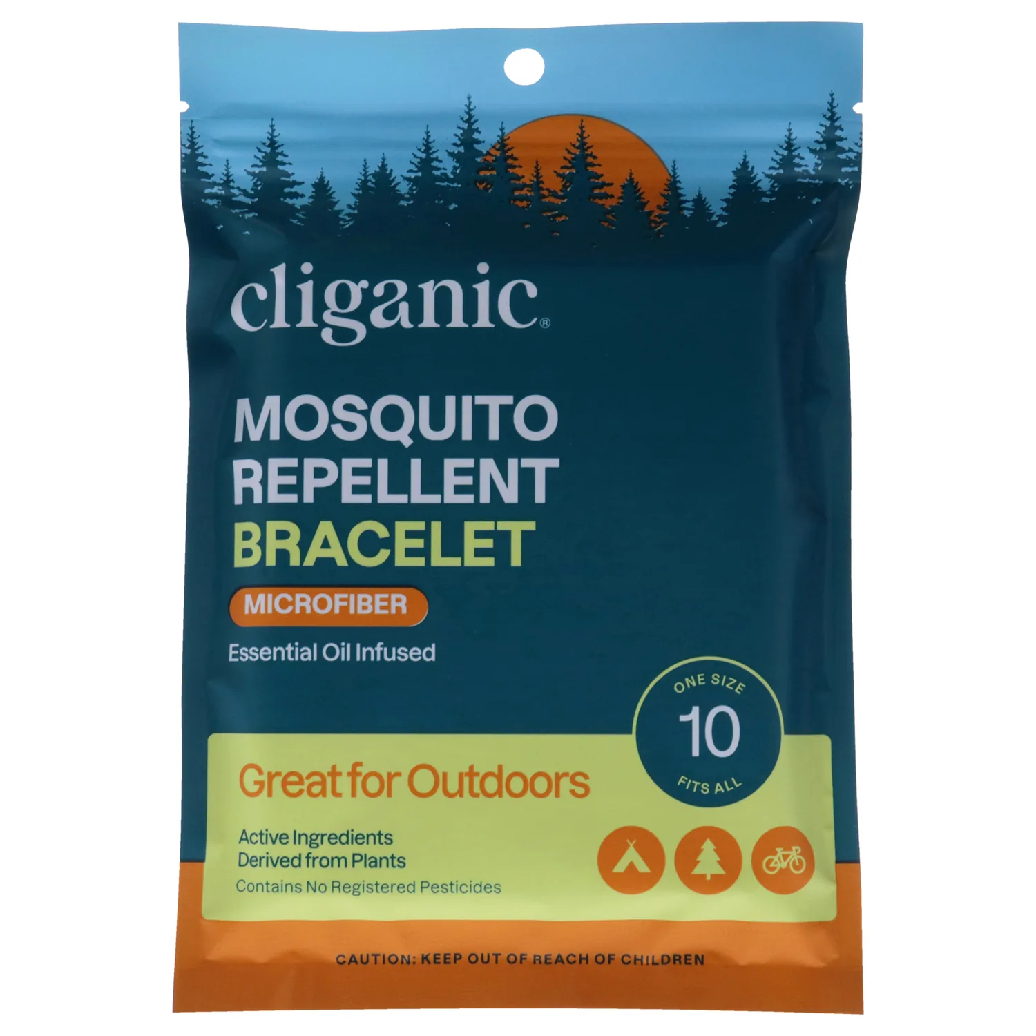 Cliganic Mosquito Repellent Microfiber Bracelets