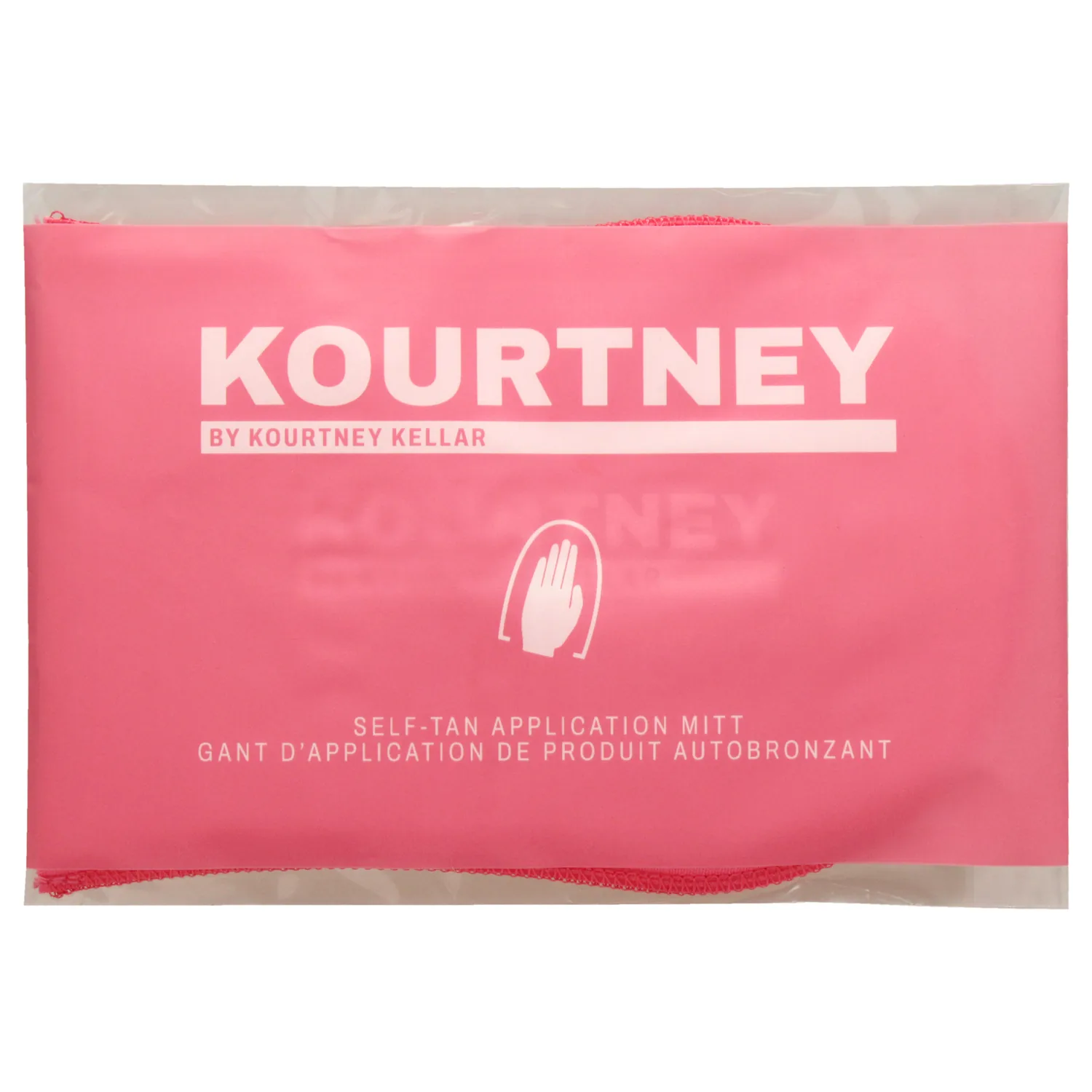 KOURTNEY Self-Tan Application Mitt - Soft Velvet Self Tanning Applicator for Streak-Free Application - Washable Tanning Mitts Protects Hands - 1 pc