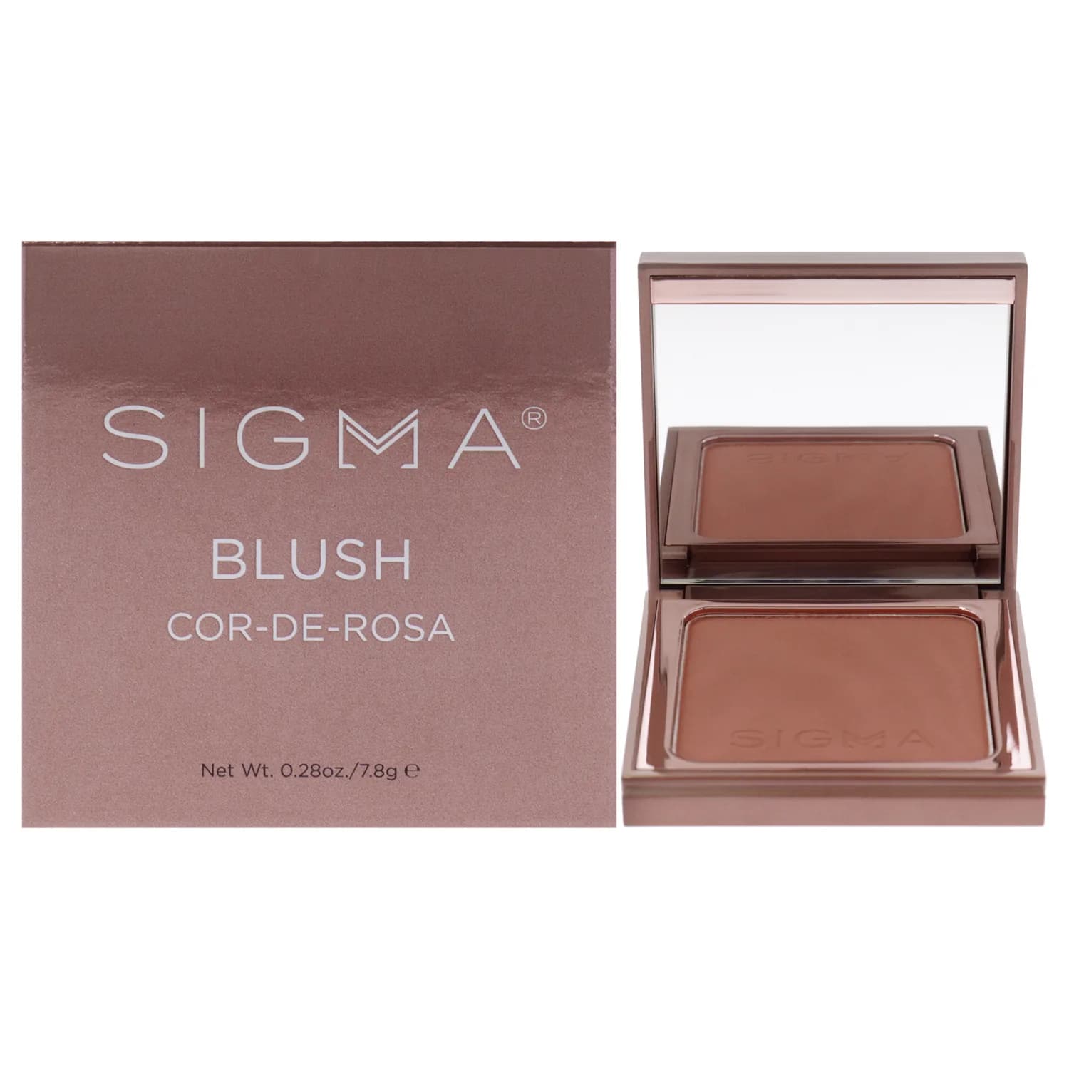 Sigma Beauty Flushed Neutral Matte Blush Palette - Long Lasting Blush Pressed Powder - Gluten Free, Cruelty Free, Vegan Makeup Palette - Cor-de-Rosa